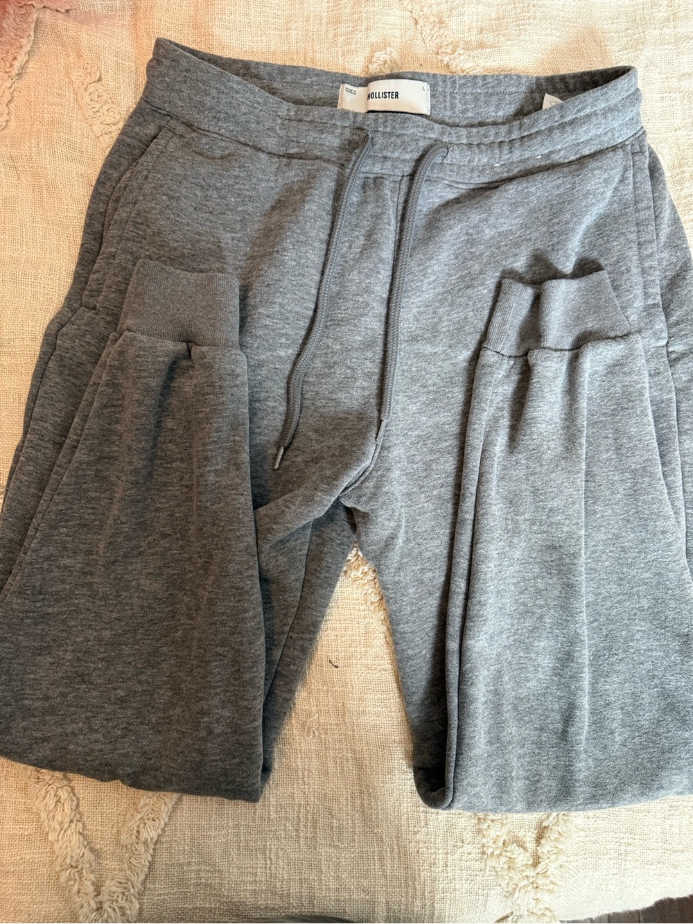 Hollister Charcoal Gray Jogger Sweatpants